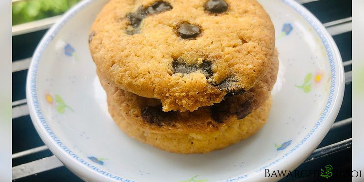 Eggless Chocolate Chip Cookies