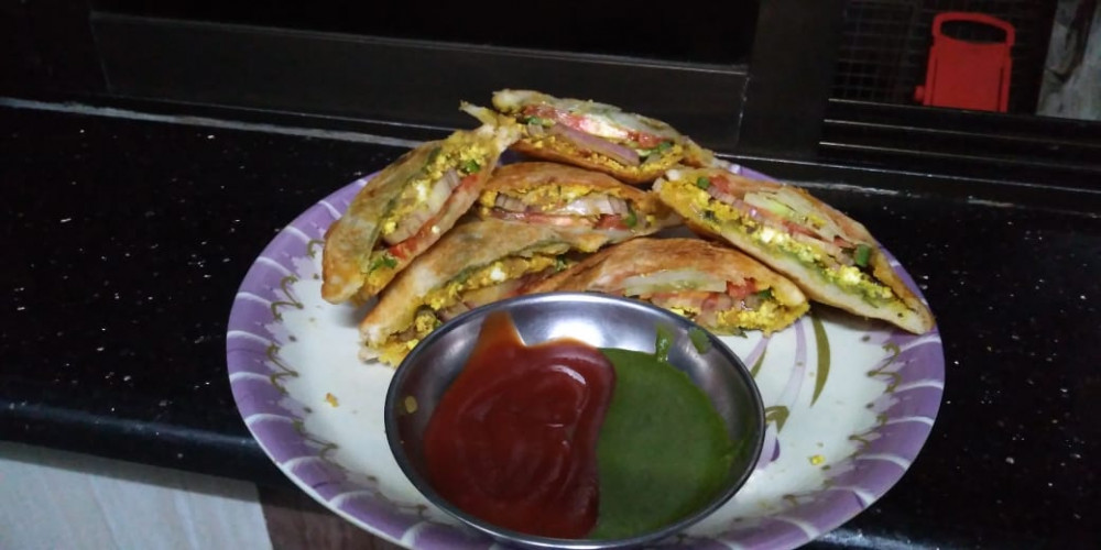Paneer Masala Sandwich