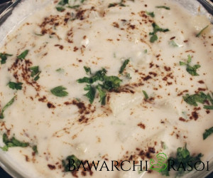 Aloo Raita ( Potato in Spiced Yoghurt )
