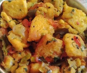 Bread Upma