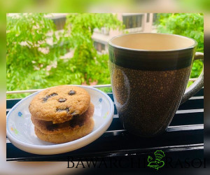 Eggless Chocolate Chip Cookies