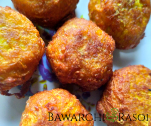Lauki Pakora (BOTTLE GOURD FRITTERS)