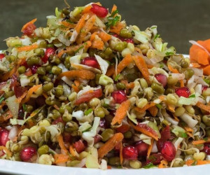 Sprouted Moong Salad