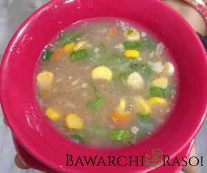 Veg Sweet Corn Soup